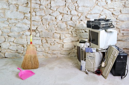 Clean and decluttered home interior after clearance
